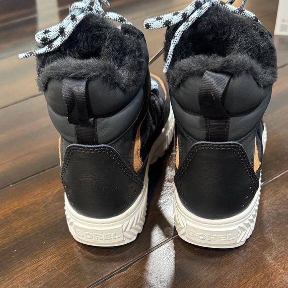 Sorel One Ave Trek Faux Fur Trim Waterproof Sneaker Boot - Picture 3 of 6